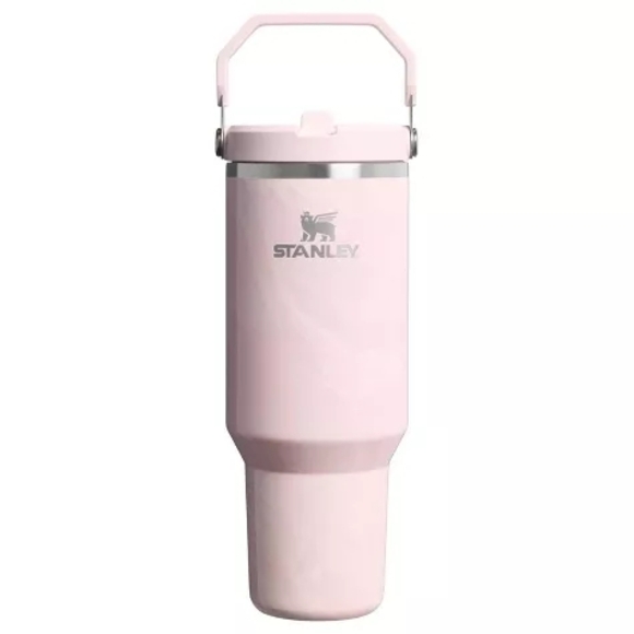 Stanley Pink Amethyst Calacatta Insulated 40oz Water Bottle with Handle Marble - Picture 4 of 4